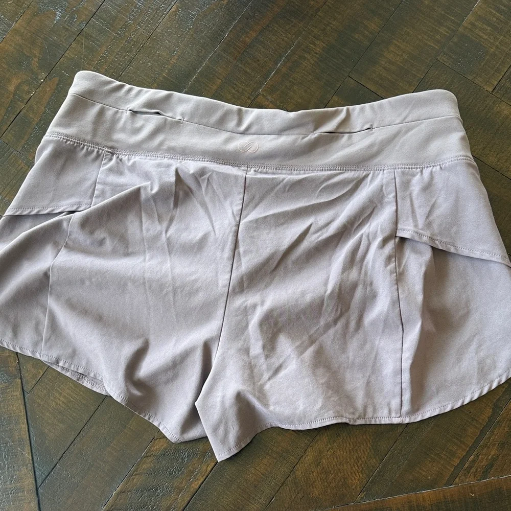 Calia Women’s Lavender Layered Active Shorts - Picture 5 of 5
